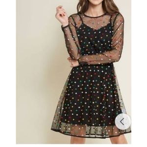 Rare! Unique modcloth dress size m! New condition